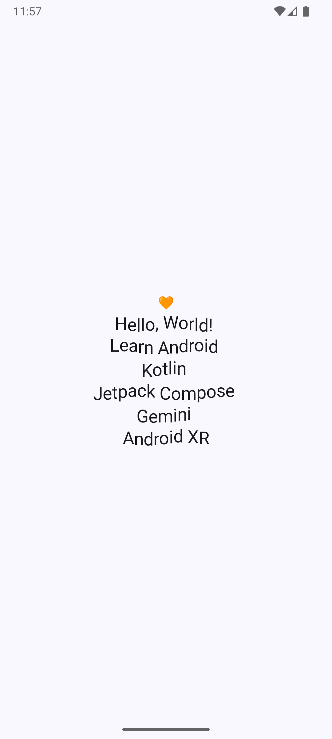 WarpedText with Jetpack Compose